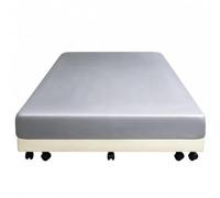 Silk Sheets Queen, Non-pilling, Grey