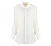 Silk Shirt - female - Burberry - Shirts - White - 2XS - Blouses & Shirts 2XS