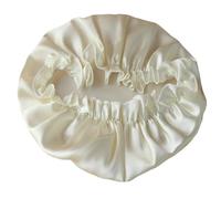 Silk Sleeping Cap 100% Real Silk Sleeping Cap Night Pure Silks Hair Wrap Sleep Beanie Shower Sap For Women Girl 19 Momme Nightcap Satin(Beige)