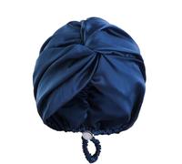Silk Sleeping Cap Adjustable Silk Satin Hair Bonnet for Sleeping Double Layer for Women Men Curly Straight Long(Color6)
