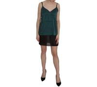 Silk Slip Dress Overlay- Green Dresses PINK MEMORIES Green 42