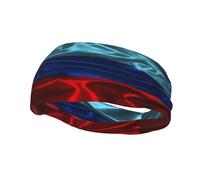 Silk Style Flag of The Luhansk People's Republic Headbands Men Women Non Slip Wicking Sports Sweatband for Gym Basketball Yoga Hairbands