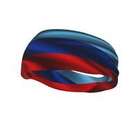 Silk Style Flag of The Luhansk People's Republic Headbands Men Women Non Slip Wicking Sports Sweatband for Gym Basketball Yoga Hairbands