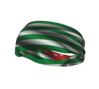 Silk Style Flag of The Republic of Abkhazia Headbands Men Women Non Slip Wicking Sports Sweatband for Gym Basketball Yoga Hairbands