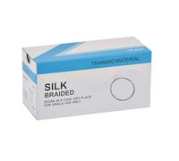Silk Suture Thread (Pack of 12) for Medical Students, Doctors, Dentists, Nurses and Veterinarians (4/0 USP)