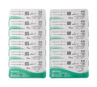Silk Suture Threads 12 PCS Including 3/0 and 4/0 Best Braided Silk Black Suture Practice Thread For Medical Students Doctors Dental Nurses and Veterinarians | Suture Kit Add-on
