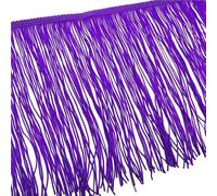 Silk Tassel Sky Blue/Green Light and Beautiful Lace Fringe, Lower Density Polyester, Better Thermal Stability 50 * 15cm(Purple)