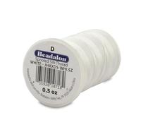 Silk thread 0.30 mm. 237 metre roll. White