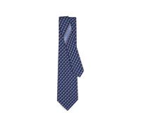 Silk Tie With Owl Print - male - Ferragamo - Ties - Blue - ONE SIZE - Accessories ONE SIZE