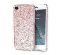 Silk "Ultra Slim Fit Clear Sparkle Cover PureView Glitter Case for iPhone 7 - Rose Gold