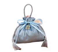 Silk Velvet Drawstring Gift Bag Candy Pouches For Wedding Party Favors Gift Packing Bags Jewelry Organizer Chocolate Candy Bags(Blue 2)
