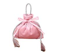Silk Velvet Drawstring Gift Bag Candy Pouches For Wedding Party Favors Gift Packing Bags Jewelry Organizer Chocolate Candy Bags(Pink 1)