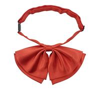 Silk Women Casual Bow Tie, Pre-Tied Japanese kawaii School Girl Uniform Anime Bowtie For Lolita Floppy Necktie GB-FWBT-1 (Red)