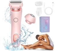 Silkbabe Lady Shaver, Silkbabe on The Go Lady Shaver, 2 in 1 Electric Razors with Replaceable Shaving Head, Wet & Dry Waterproof Shave Razors (Pink)