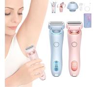 Silkbabe Lady Shaver, Silkbabe on The Go Lady Shaver - Quick Hair Removal, Smooth Shave Razors for Women, 2 in 1 Electric Razors, Wet and Dry,Say Goodbye to Skin Irritation,Slow Hair Regrowth (2Pcs)