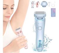 Silkbabe Lady Shaver, Silkbabe on The Go Lady Shaver - Quick Hair Removal, Smooth Shave Razors for Women, 2 in 1 Electric Razors, Wet and Dry,Say Goodbye to Skin Irritation,Slow Hair Regrowth (Blue)