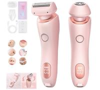 Silkbabe On The Go Lady Shaver, Silkglide Pro Shaver, Portable 2 In1 Shaver, New Electric Shaver for Women, Waterproof Wet & Dry Electric Shaver (Pink)