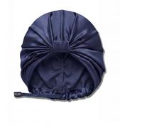 SILKE London - Silk Hair Wrap Bonnet - The Kate - Navy