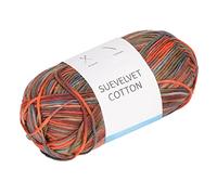 Silken Cotton Yarn 8-ply Variegated Knitting Yarn for Scarf, Manual Knitting Needle Thread, Outerwear Medium-Thick Yarn