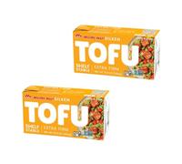 Silken Tofu | Soft, Firm, Extra Firm & Super Soft | High-Protein, Non-GMO, Vegan, KSA Certified | 305g-308g (Pack of 2) (Extra Firm Tofu)