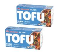 Silken Tofu | Soft, Firm & Super Soft | High-Protein, Non-GMO, Vegan, KSA Certified | 305g-307g (Pack of 2) (Firm Tofu 307g)