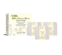 Silkfoam Skin Therapy Soap, Silk Protein Milk Whitening Soap, Collagen Milk Whitening, Silk Protein Skin Repair, Free Of Harsh Detergents, Dyes & Hardeners for Body & Facial (3)