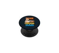 Silkie Chicken Dad Men Backyard Hen Silkies PopSockets Adhesive PopGrip