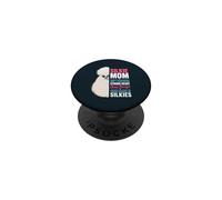 Silkie Chicken Mom Backyard Hen Silkies PopSockets Adhesive PopGrip