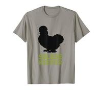 Silkie Keeper Silhouette for Silkie Chicken Lovers T-Shirt