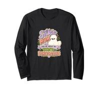 Silkie Mom Ask Me About My Tiny Dinosaurs Chicken Keeper Long Sleeve T-Shirt