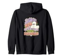 Silkie Mom Ask Me About My Tiny Dinosaurs Chicken Keeper Zip Hoodie