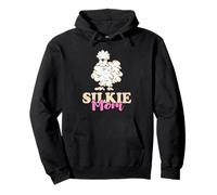 Silkie Mom Silky Chicken Smooth Cuddly Bird Silkie Chicken Pullover Hoodie