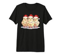 Silkie Silky Chicken Funny Christmas Lights Silkies Premium T-Shirt