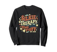 Silkie Therapy Embrace The Fluff Chicken Breeder Silkie Mom Sweatshirt