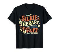 Silkie Therapy Embrace The Fluff Chicken Breeder Silkie Mom T-Shirt