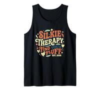 Silkie Therapy Embrace The Fluff Chicken Breeder Silkie Mom Tank Top
