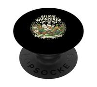 Silkie Whisperer Logistics Managing The Feathered Chaos Mom PopSockets Adhesive PopGrip