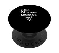 Silkie Whisperer Logistics Managing The Feathered Chaos Mom PopSockets Adhesive PopGrip