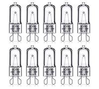 SILKIT G9 Halogen Light Bulbs 25W, 320lm, 2800K, No Flicker Dimmable G9 Capsule Bulb, Warm White,10 Pack