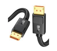 Silkland 80Gbps DisplayPort 2.1 Cable 3M | 8K@240Hz 4K@540Hz 360Hz 240Hz 180Hz, DP 2.1 Cable 16K, HDR10 FreeSync G-Sync UHBR20 for PC, Gaming Monitor, 5090 7900XTX