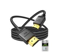 Silkland 8K HDMI®Cable 5M Certified, [8K@60Hz, 4K@120Hz/144Hz, 2K@240Hz] Long HDMI Lead 48Gbps Upgrade Braided, HDR, eARC, DTS:X, VRR, HDCP2.3, Compatible for Xbox Series X/S/PS5/PS4/Samsung TV