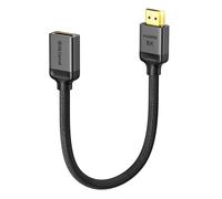 Silkland HDMI 2.1 Extension Cable 0.5M, HDMI Extender Male to Female | 10K 8K@60Hz 4K@120Hz/144Hz Ethernet 48Gbps UHD eARC Dynamic HDR 10+ HDCP 2.3 Compatible with TV Stick, HDTV