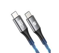 Silkland USB C to USB C Cable 2M 60W | Nylon Braided C to C Charger Cable Fast Charge for iPhone 17, Samsung S24 S23 Ultra/S24 S23/A14/A54, Pixel 8 Pro 8