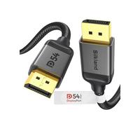 Silkland Vesa Certified 54Gbps DisplayPort Cable 2.1, DP Cable Supports 4K@144Hz /165Hz /240Hz, 8K@60Hz, HDR, ARC, DSC 1.2, G-Sync & Free-Sync, Display Port for Gaming Monitor, Graphics Card - 2M