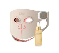 Silk'n LED Face Mask - LED Face Mask Pro - Promo pack: Serum Builder included - Luminous mask for collagen, anti-wrinkle and anti-aging - Wireless for 130 minutes - Pink