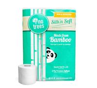 Silk'n Soft Bamboo Tree-Free 3-Ply, Double Roll Toilet Paper 12pk by True Earth Paper