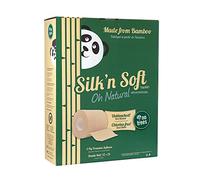 Silk'n Soft Unbleached Bamboo Toilet Paper - Tree-Free Environment Safe Biodegradable Septic-Safe Strong Dependable Panda Friendly Absorbent Bathroom Tissue 3-Ply Chlorine Free (12 Rolls)