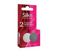 Silk'n VacuPedi Grinding Disks - Fine & Medium - Easily Removes Calluses in Seconds - 2 Pieces, Gray