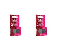 Silk'n VacuPedi Grinding Disks - Medium & Coarse - Easily Removes Calluses in Seconds - 2 Pieces (Pack of 2)