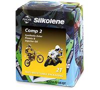 Silkolene Comp 2 2T 2 Stroke Motorcycle Engine Oil - 4 Litres 4L Lube Cube Box